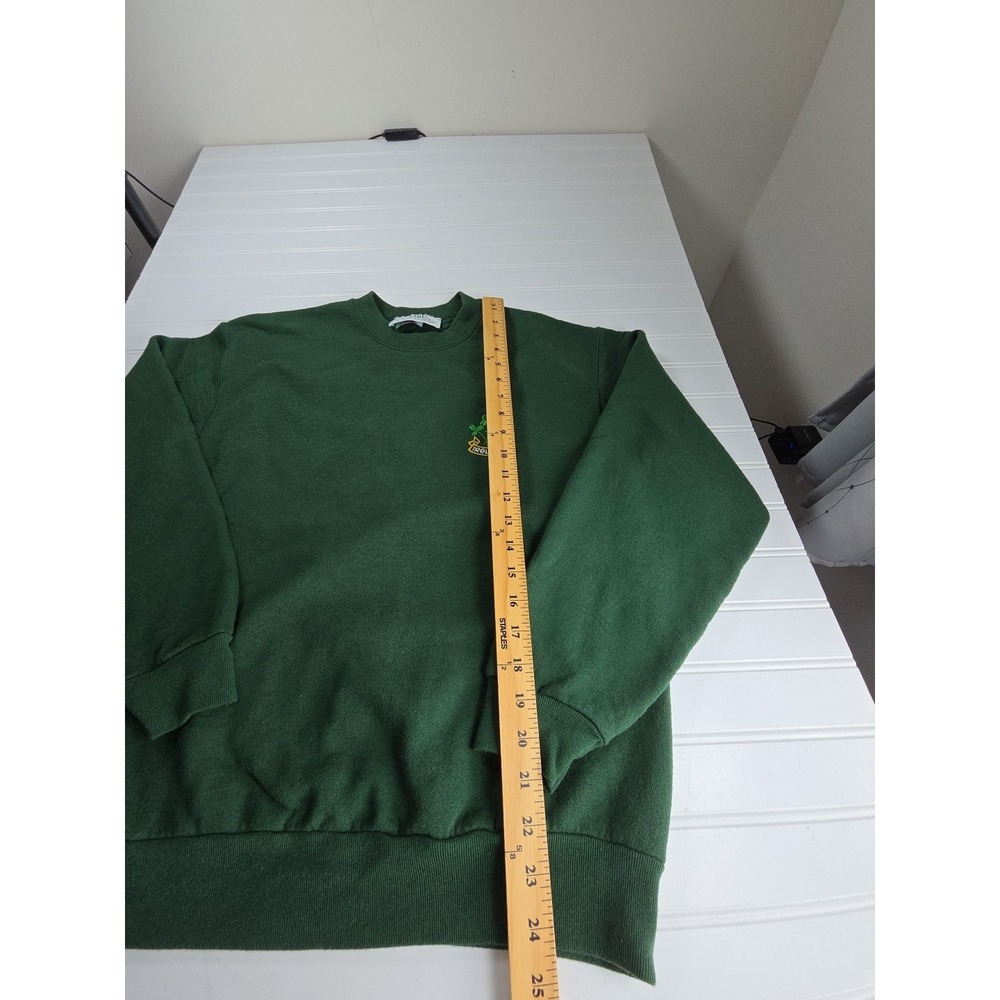 VTG. QUILLS WOOLEN MARKET GREEN IRELAND SWEATSHIRT MEDIUM‎ FRUIT OF THE LOOM - Picture 6 of 10